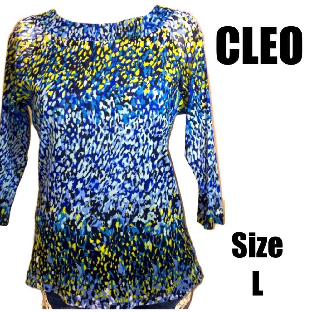 CLEO NWOT WOMENS LONG SLEEVE BLOUSE SIZE LARGE